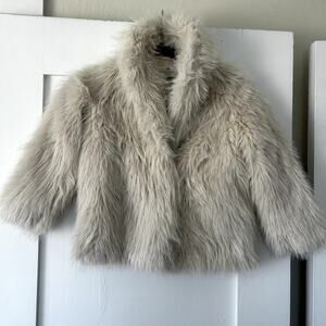Girls H&M Faux fur jacket